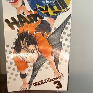 Haikyuu manga volume 3.